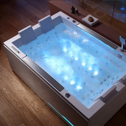 WANNA Z HYDROMASAŻEM KARI 942 BIAŁA 180x120 CM - sklep Hydrosan.eu